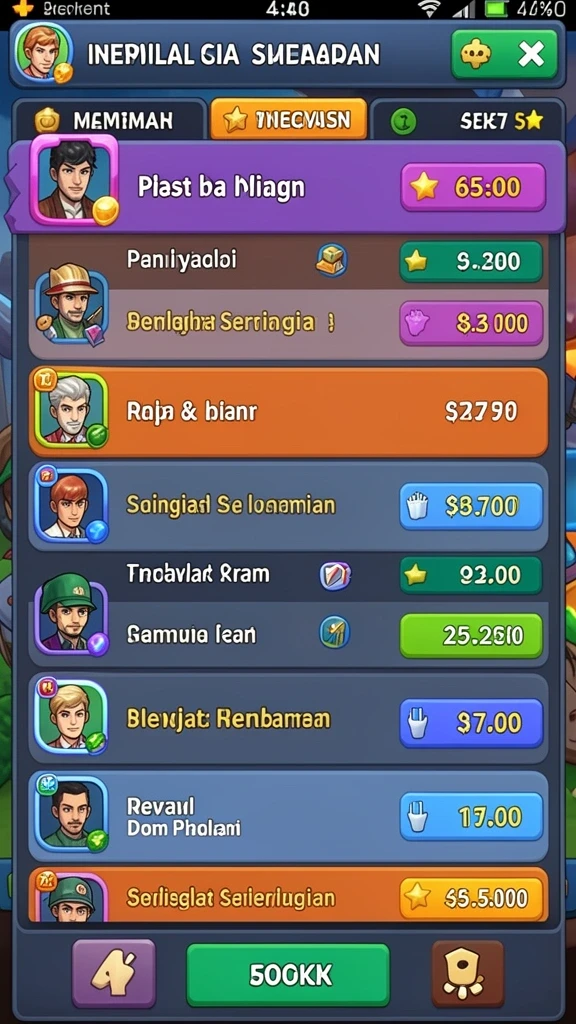 brutal77 - Tampilan antarmuka yang ramah pengguna.
